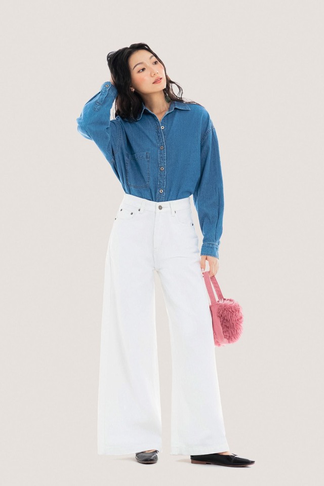 Sơ mi và quần ống rộng: Khi sự thoải mái trở thành tuyên ngôn phong cách- Ảnh 6.