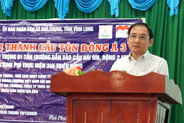 Cầu T&ocirc;n Đ&ocirc;ng &Aacute; 3, nhịp cầu nh&acirc;n &aacute;i mở lối tương lai nơi v&ugrave;ng xa- Ảnh 2.