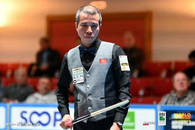 Billiards: Trần Quyết Chiến chạm tr&aacute;n đối thủ đầy duy&ecirc;n nợ tại giải v&ocirc; địch thế giới - Ảnh 1.