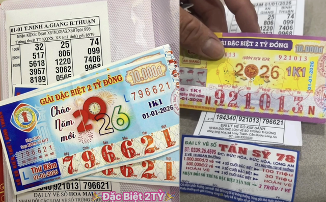 'Lấy h&ecirc;n' từ h&agrave;ng loạt v&eacute; tr&uacute;ng độc đắc xổ số miền Nam  đầu năm 2026 - Ảnh 1.