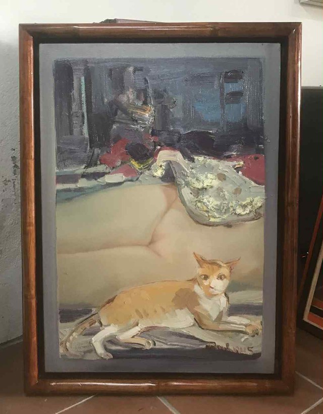 Đầu năm xem triển l&atilde;m của họa sĩ Tứ R&ocirc;, lắng nghe ph&aacute;i đẹp kể chuyện- Ảnh 4.