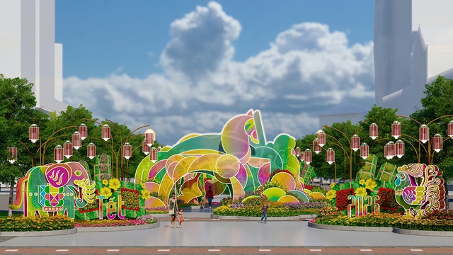 Đường hoa xứng tầm siêu đô thị quốc tế- Ảnh 5. Đường hoa xứng tầm siêu đô thị quốc tế- Ảnh 5.