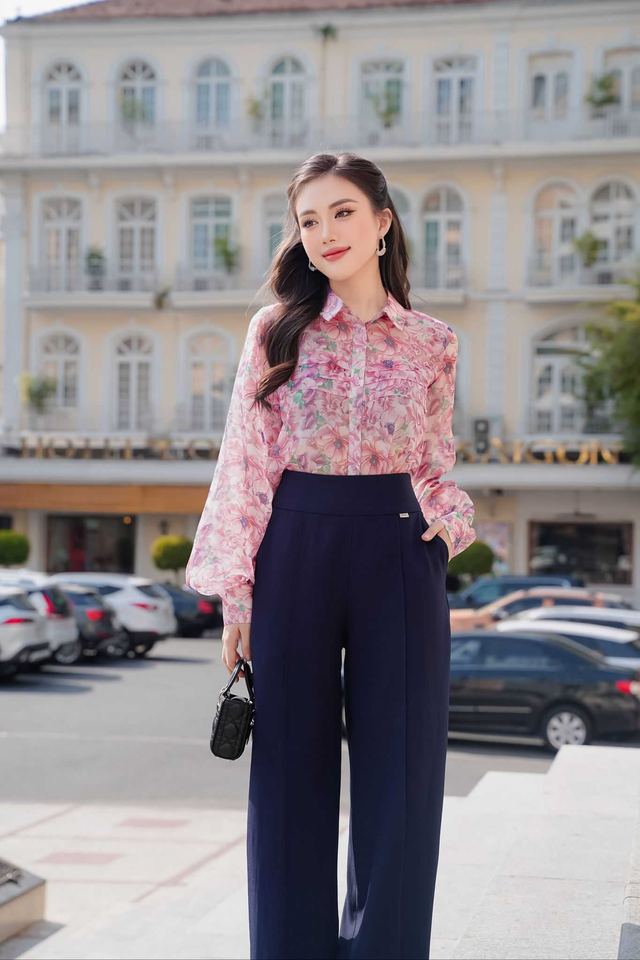 Nâng tầm phong cách với 3 kiểu phối áo họa tiết hoa lá sành điệu - Ảnh 3.