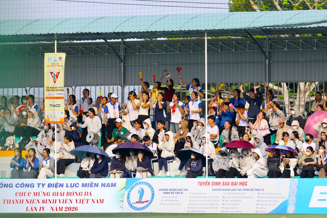 S&acirc;n 1.600 chỗ ngồi &lsquo;hết sức chứa&rsquo; tại chung kết T&acirc;y Nam bộ TNSV THACO cup 2026- Ảnh 2.