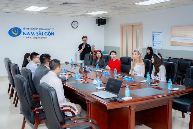 Bệnh viện ĐKQT Nam Sài Gòn tiếp đón Top 2 Miss Cosmo trong khuôn khổ hợp tác- Ảnh 2. Bệnh viện ĐKQT Nam Sài Gòn tiếp đón Top 2 Miss Cosmo trong khuôn khổ hợp tác- Ảnh 2.