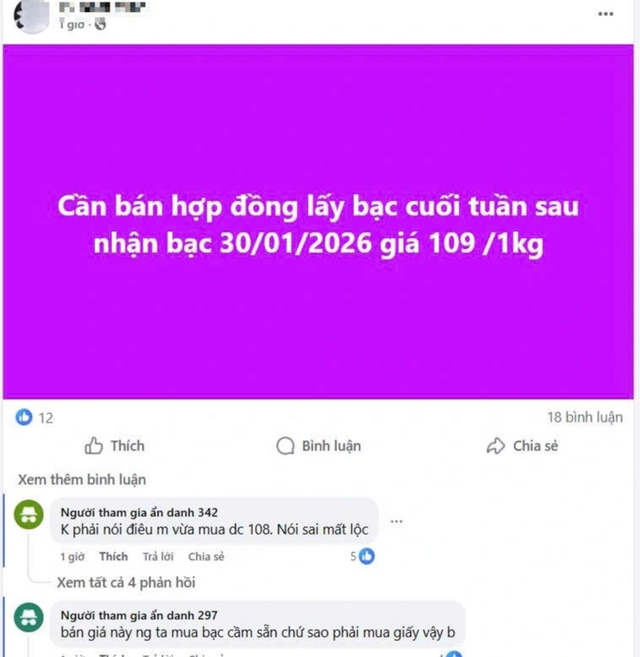 Rủi ro cực lớn khi mua bán bạc trên giấy tại 'chợ đen' - Ảnh 2.