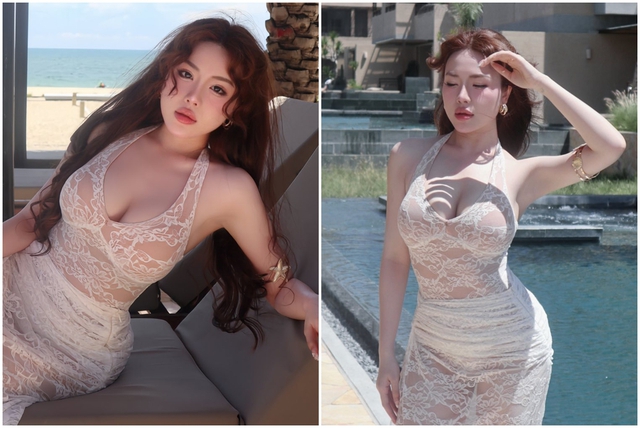 Nhan sắc n&oacute;ng bỏng của bạn g&aacute;i cầu thủ s&uacute;t tung lưới U.23 H&agrave;n Quốc - Ảnh 2.