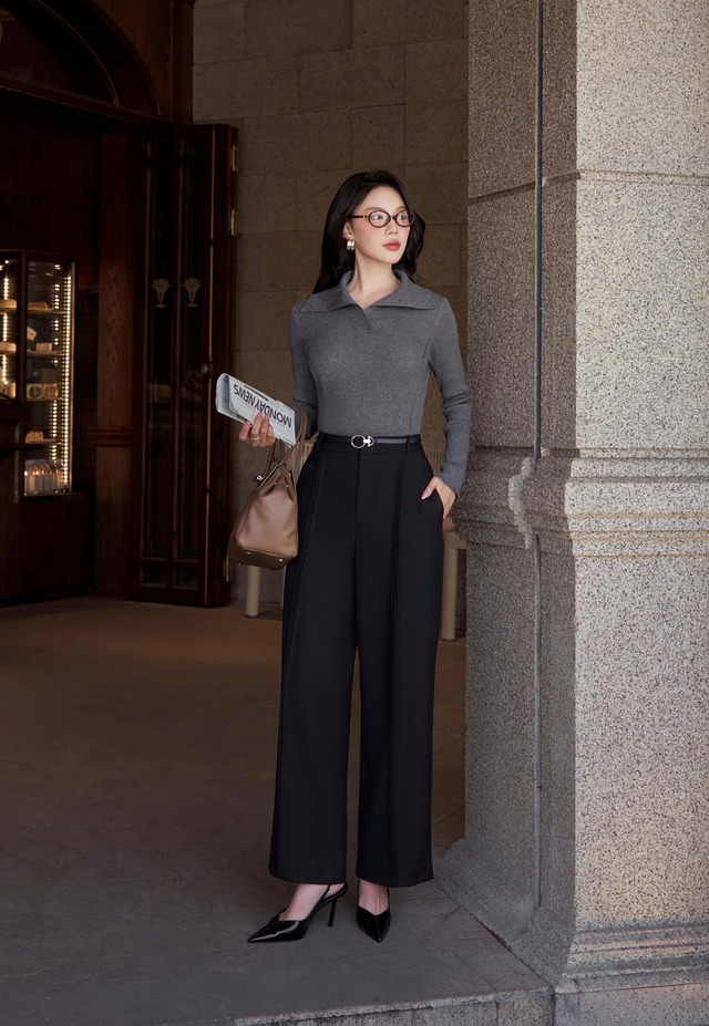 Đơn giản nhưng không đơn điệu với sắc đen và xám- Ảnh 5. Đơn giản nhưng không đơn điệu với sắc đen và xám- Ảnh 5.