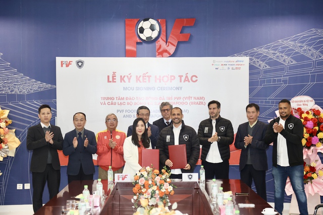 Trung t&acirc;m PVF hợp t&aacute;c với CLB nổi tiếng Brazil: Sẽ c&oacute; th&ecirc;m Hiểu Minh, Thanh Nh&agrave;n thế hệ mới- Ảnh 1.