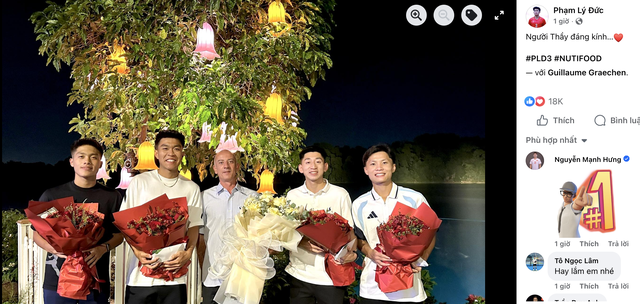 Dàn người hùng Nutifood của U.23 Việt Nam tri ân HLV Giôm: 'Hơn cả một người thầy'- Ảnh 1. Dàn người hùng Nutifood của U.23 Việt Nam tri ân HLV Giôm: 'Hơn cả một người thầy'- Ảnh 1.