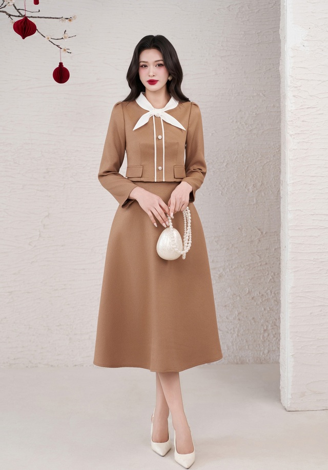 Đi làm ngày lạnh, nàng công sở mặc gì để vừa ấm áp vừa xinh đẹp? - Ảnh 1.