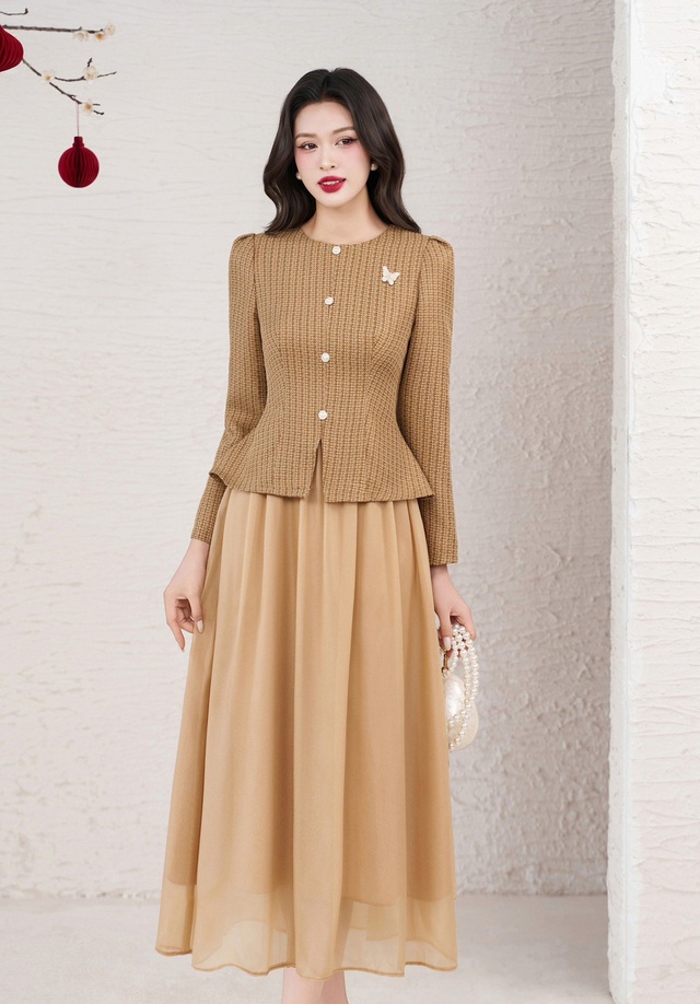 Đi làm ngày lạnh, nàng công sở mặc gì để vừa ấm áp vừa xinh đẹp? - Ảnh 3.