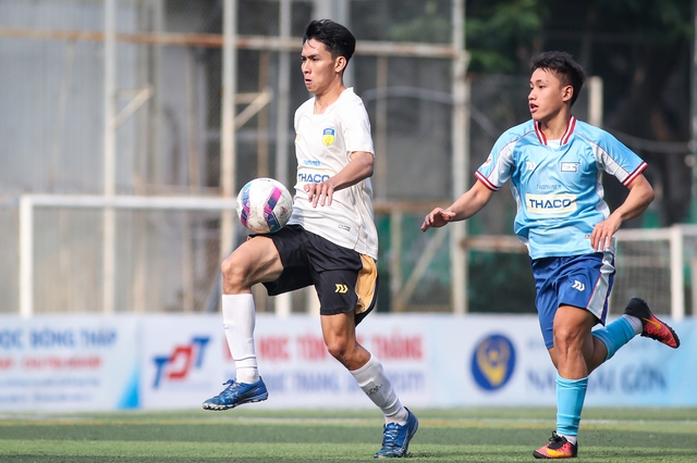 Trường ĐH Công nghệ TP.HCM 2-2 (5-3) ĐH Trà Vinh: Vé VCK kịch tính - Ảnh 3.