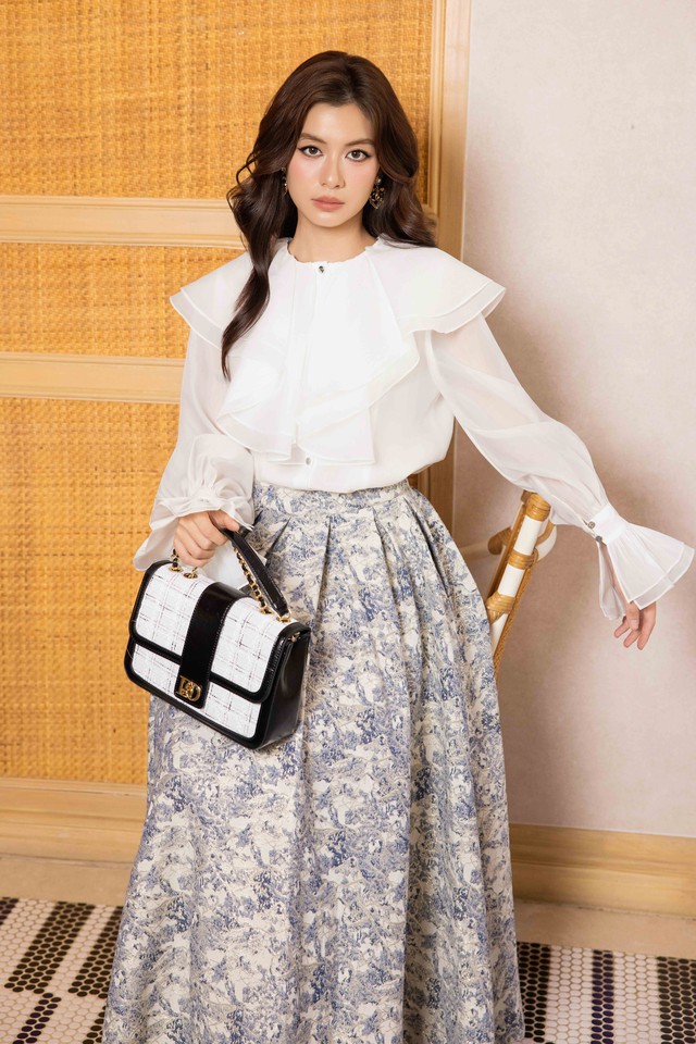  Đón chào mùa mới của váy hoa, trang phục họa tiết  - Ảnh 8.