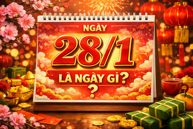 H&ocirc;m nay 28.1 ng&agrave;y g&igrave; m&agrave; nhiều người quan t&acirc;m? Lịch &acirc;m, lịch vạn ni&ecirc;n c&oacute; g&igrave;? - Ảnh 1.