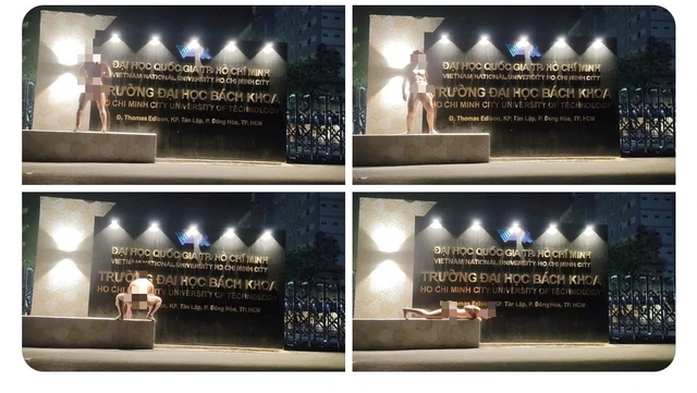 Xử phạt người đàn ông trần truồng uốn éo trước Trường Đại học Bách khoa TP.HCM- Ảnh 1. Xử phạt người đàn ông trần truồng uốn éo trước Trường Đại học Bách khoa TP.HCM- Ảnh 1.