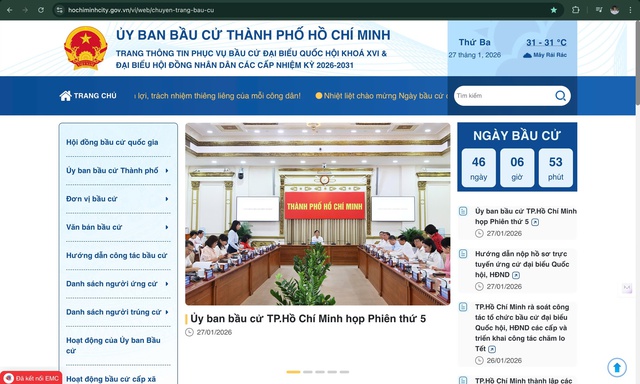 TP.HCM r&agrave; so&aacute;t c&ocirc;ng t&aacute;c chuẩn bị bầu cử- Ảnh 2.