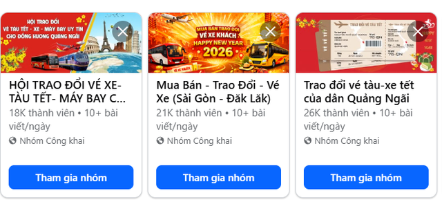 Những 'chợ vé xe tết' trên mạng: Thật – giả lẫn lộn - Ảnh 1.
