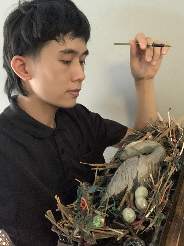 Chàng trai Đà Nẵng gây ấn tượng với mô hình động vật độc đáo bảo vệ môi trường - Ảnh 5. Chàng trai Đà Nẵng gây ấn tượng với mô hình động vật độc đáo bảo vệ môi trường - Ảnh 5.