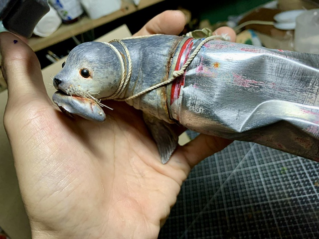 Chàng trai Đà Nẵng gây ấn tượng với mô hình động vật độc đáo bảo vệ môi trường - Ảnh 3. Chàng trai Đà Nẵng gây ấn tượng với mô hình động vật độc đáo bảo vệ môi trường - Ảnh 3.