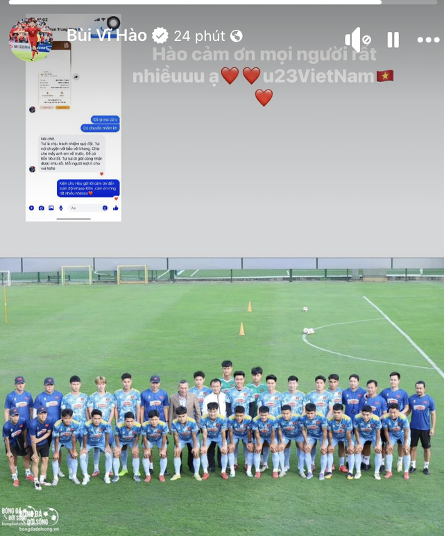 Vĩ Hào rưng rưng vì tin nhắn cực tình cảm của Trung Kiên: ‘Tui đã nói chuyện với Bắc và Khang rồi…’- Ảnh 1. Vĩ Hào rưng rưng vì tin nhắn cực tình cảm của Trung Kiên: ‘Tui đã nói chuyện với Bắc và Khang rồi…’- Ảnh 1.