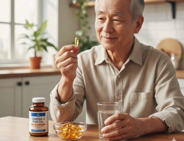 Mỗi ngày 1 viên dầu cá omega-3: Tác dụng bất ngờ đối với người lớn tuổi- Ảnh 1. Mỗi ngày 1 viên dầu cá omega-3: Tác dụng bất ngờ đối với người lớn tuổi- Ảnh 1.