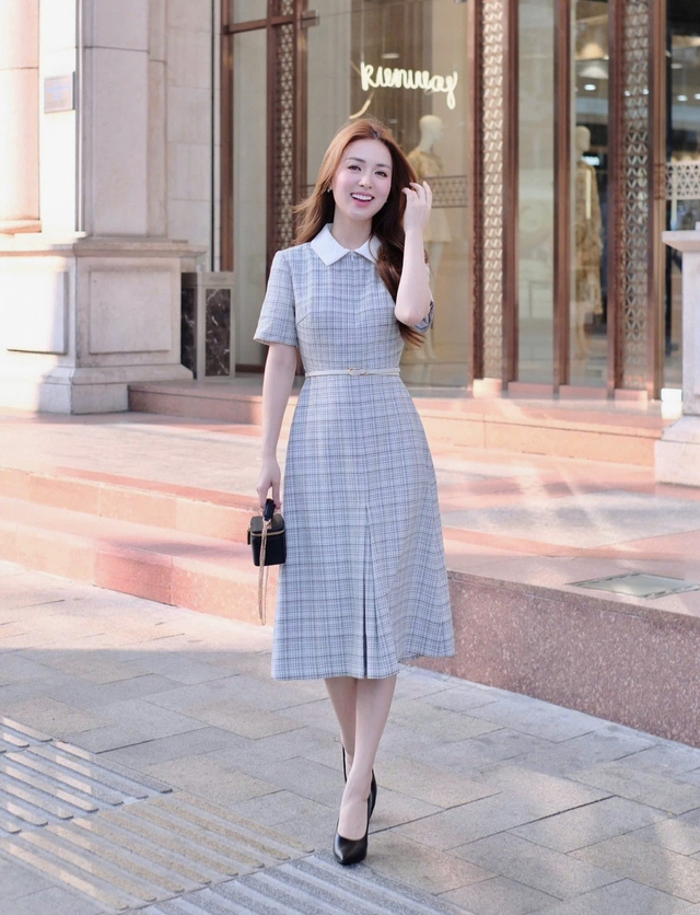 Váy sơ mi họa tiết mùa xuân () - Ảnh 9.