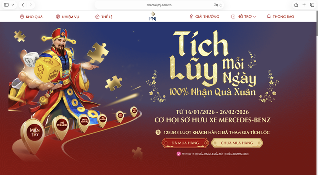 Chuỗi tọa độ Tích lộc xuyên Việt 2026: Hoạt động ‘Tích lộc’ thu hút người chơi- Ảnh 1.