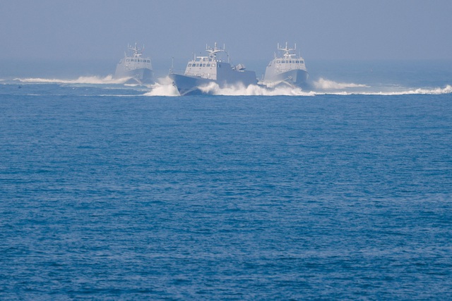 Đài Loan tập trận đẩy lùi cuộc tấn công từ biển trước thềm tết Nguyên đán - Ảnh 1.