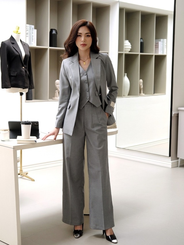 Chuyên nghiệp, cuốn hút với set vest cho dân công sở - Ảnh 7.