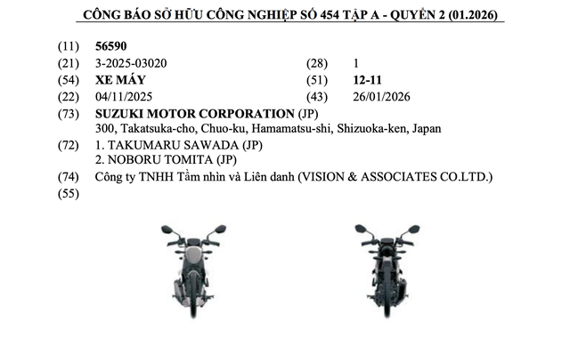 Suzuki Satria đăng k&yacute; bản quyền kiểu d&aacute;ng, rục rịch về Việt Nam?- Ảnh 1.