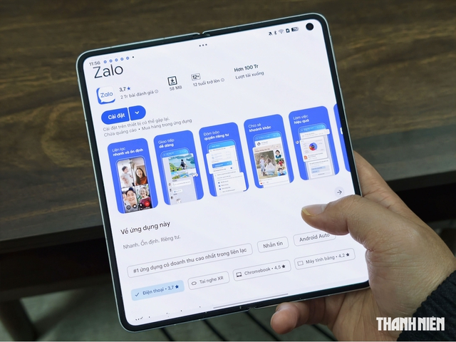 Zalo biến mất khỏi bảng xếp hạng ứng dụng tại Việt Nam - Ảnh 1.
