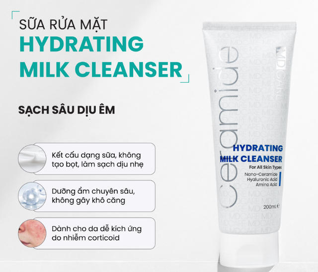 Review top 7 sữa rửa mặt cho da kh&ocirc; bong tr&oacute;c, gi&uacute;p l&agrave;n da căng mịn  - Ảnh 3.