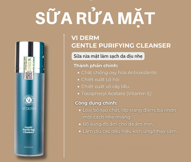 Review top 7 sữa rửa mặt cho da kh&ocirc; bong tr&oacute;c, gi&uacute;p l&agrave;n da căng mịn  - Ảnh 4.