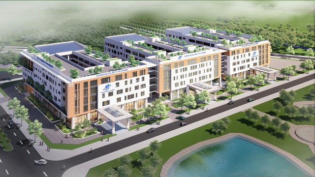 Sinh viên Trường ĐH Mở TP.HCM có giảng đường học mới tại Đồng Nai - Ảnh 1.