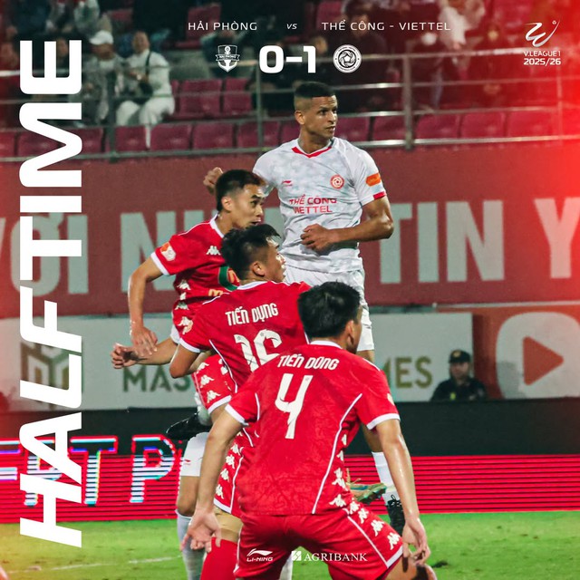 'Người cũ' gieo sầu cho CLB Hải Phòng, Thể Công Viettel thắng nghẹt thở tại Lạch Tray- Ảnh 1. 'Người cũ' gieo sầu cho CLB Hải Phòng, Thể Công Viettel thắng nghẹt thở tại Lạch Tray- Ảnh 1.