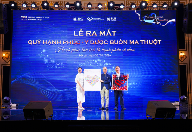 Trường ĐH Y Dược Bu&ocirc;n Ma Thuột ra mắt Quỹ Hạnh Ph&uacute;c v&igrave; cộng đồng- Ảnh 1.