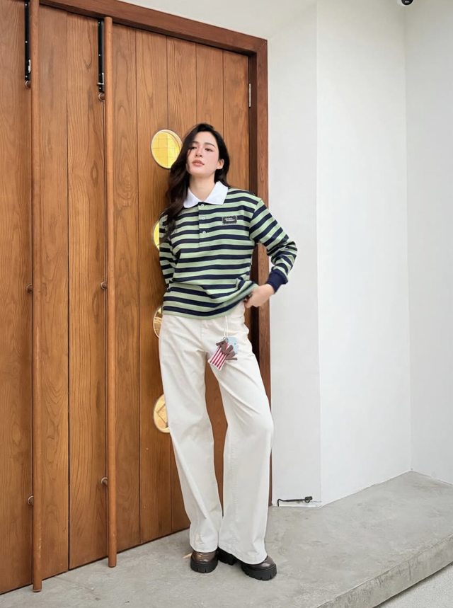 Quần trắng, món đồ cơ bản giúp tổng thể trang phục sáng bừng  - Ảnh 3.