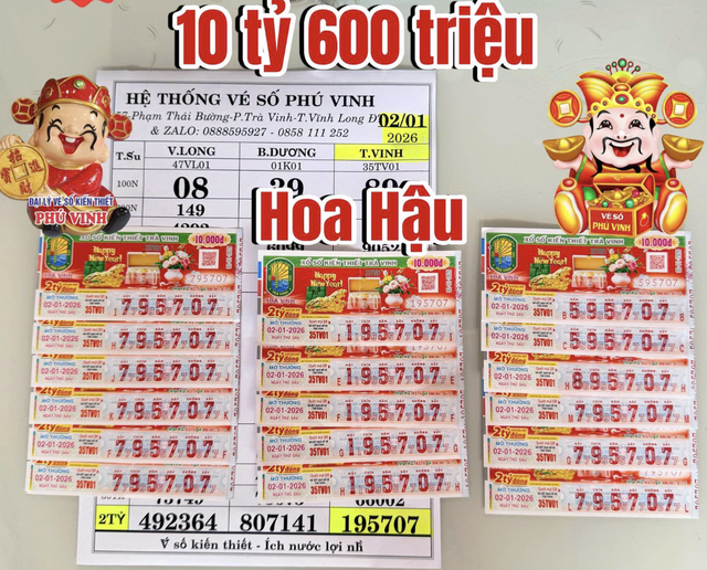 Hai người tr&uacute;ng độc đắc 5 tờ xổ số miền Nam, chỉ nhận 1 tỉ tiền mặt - Ảnh 2.