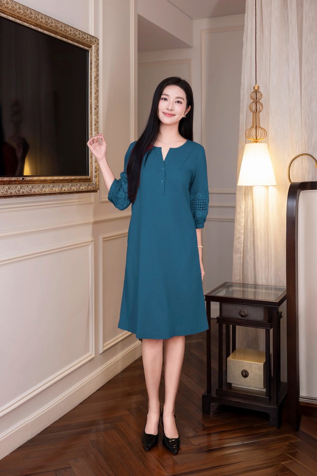 Khi váy suông chọn đứng ngoài cuộc đua phom dáng Khi váy suông chọn đứng ngoài cuộc đua phom dáng - Ảnh 7.