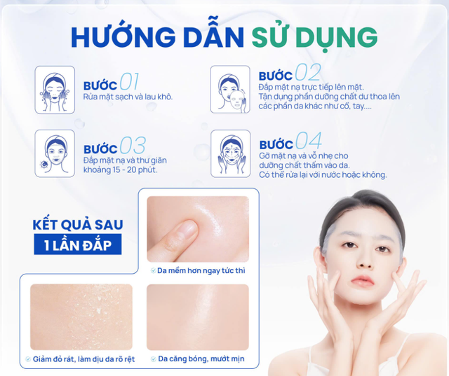 Hướng dẫn sử dụng mặt nạ Trioderma: B&iacute; k&iacute;p dưỡng da căng mọng sau 1 đ&ecirc;m - Ảnh 11.