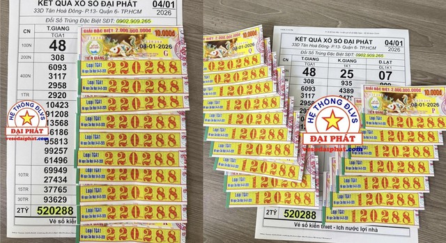 H&agrave;ng loạt tờ xổ số miền Nam tr&uacute;ng số, kh&aacute;ch TP.HCM 'rinh lộc' đầu năm về nh&agrave; - Ảnh 1.