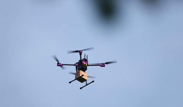 TP.HCM lần đầu thử nghiệm bay UAV giao hàng- Ảnh 2. TP.HCM lần đầu thử nghiệm bay UAV giao hàng- Ảnh 2.