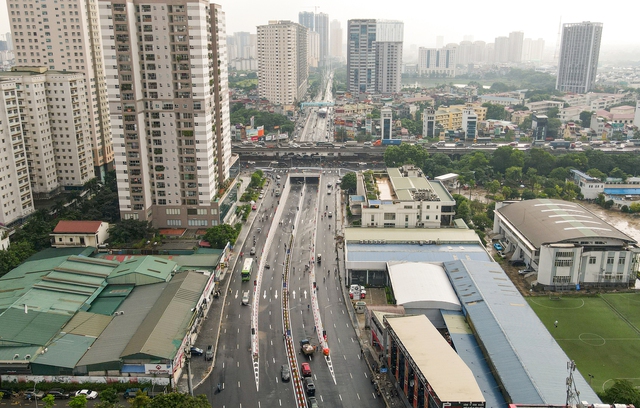 H&agrave; Nội l&agrave;m hầm chui 6 l&agrave;n tại n&uacute;t giao Dương Đ&igrave;nh Nghệ - V&agrave;nh đai 3 - Ảnh 1.