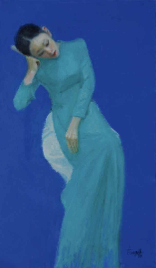 Triển l&atilde;m tranh Giữa sắc v&agrave; kh&ocirc;ng của Trung Sơn qua c&aacute;i nh&igrave;n Ng&ocirc; Kim Kh&ocirc;i - Ảnh 1.