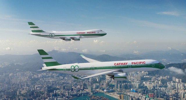 Cathay Pacific ra mắt m&aacute;y bay sơn đặc biệt kỷ niệm 80 năm th&agrave;nh lập - Ảnh 1.