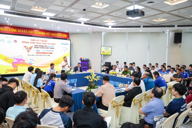 Giải TNSV cập nhật luật mới như VCK U.23 ch&acirc;u &Aacute; 2026, rất b&agrave;i bản v&agrave; chuy&ecirc;n nghiệp - Ảnh 1.