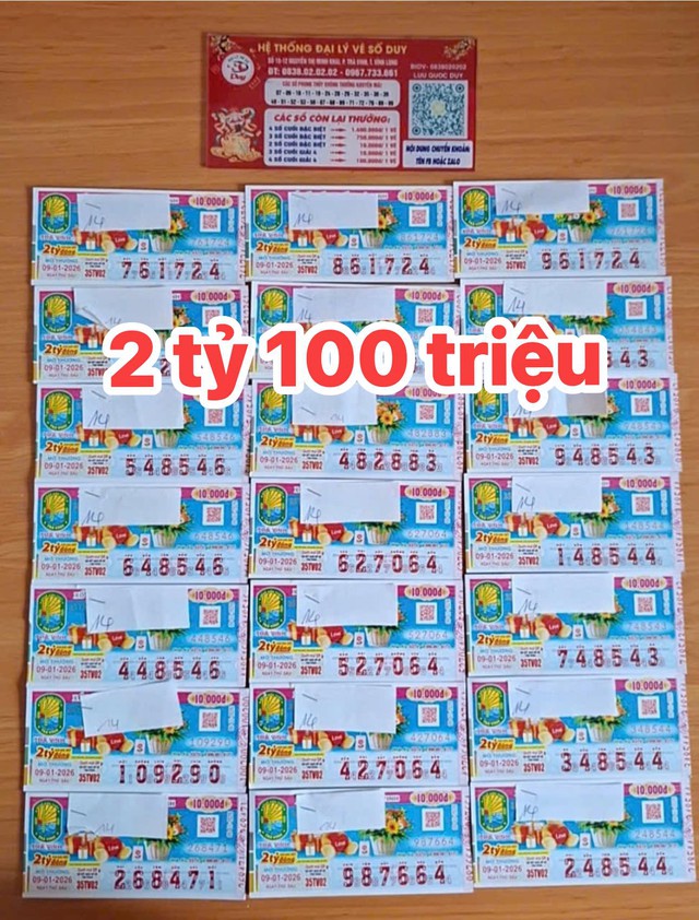 V&eacute; tr&uacute;ng 2,1 tỉ xổ số miền Nam ng&agrave;y 9 th&aacute;ng 1 đ&agrave;i Tr&agrave; Vinh lộ diện - Ảnh 2.