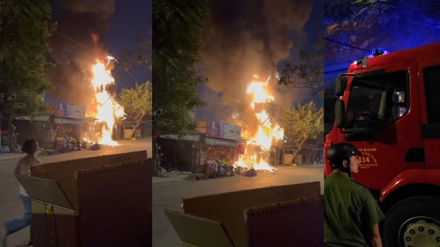 Cháy lớn trên đường Quách Điêu ở TP.HCM- Ảnh 1. Cháy lớn trên đường Quách Điêu ở TP.HCM- Ảnh 1.