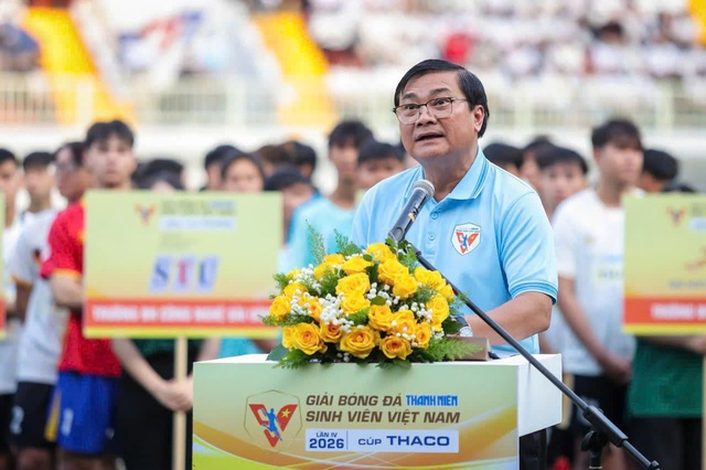 Khai mạc giải b&oacute;ng đ&aacute; Thanh Ni&ecirc;n sinh vi&ecirc;n VN lần IV - 2026 c&uacute;p THACO- Ảnh 3.